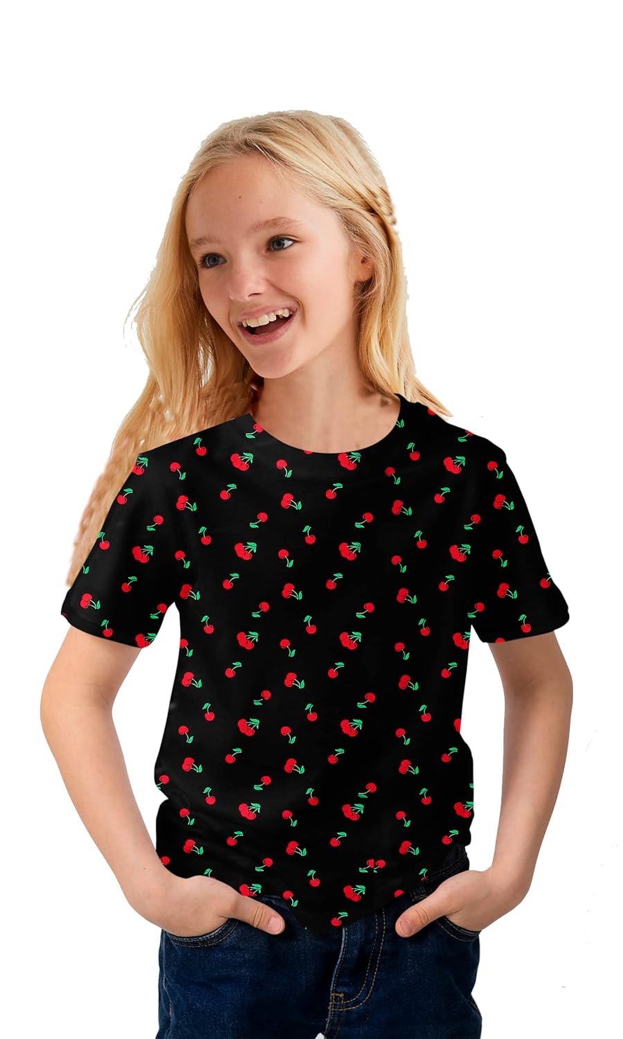 Stories.Label Girl’s Cotton Printed T-Shirts, Fashion Tshirt Tops for Kids Girl (Black, 11-12 Years) Stories.Label Girl’s Cotton Printed T-Shirts, Fashion Tshirt Tops for Kids Girl (Black, 11-12 Years)