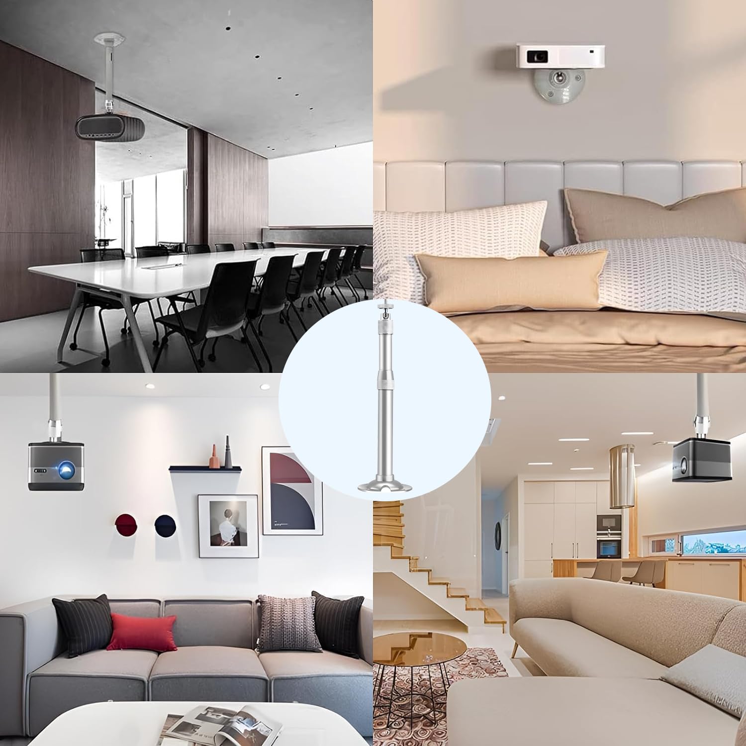 ACTIUSIS Projektorhalter Universal - Decken & Wandhalterung Bis 5kg