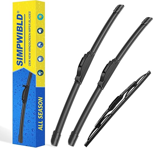 Miniatura 1 de Juego de limpiaparabrisas delantero y trasero de 26 pulgadas + 16 pulgadas con limpiaparabrisas trasero de 13 pulgadas para Honda CR-V