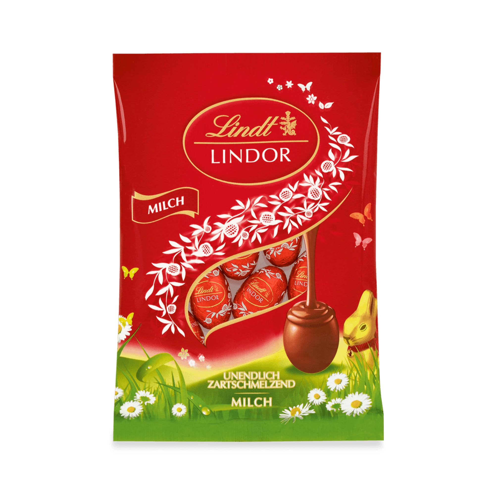 Lindt Schokolade | LINDOR Mini-Eier Vollmilch | 100g | LINDOR Vollmilch-Schokoladeneier mit unendlich zartschmelzender Füllung | Ostereier | Perfekte Oster-Schokolade zum Teilen & Genießen