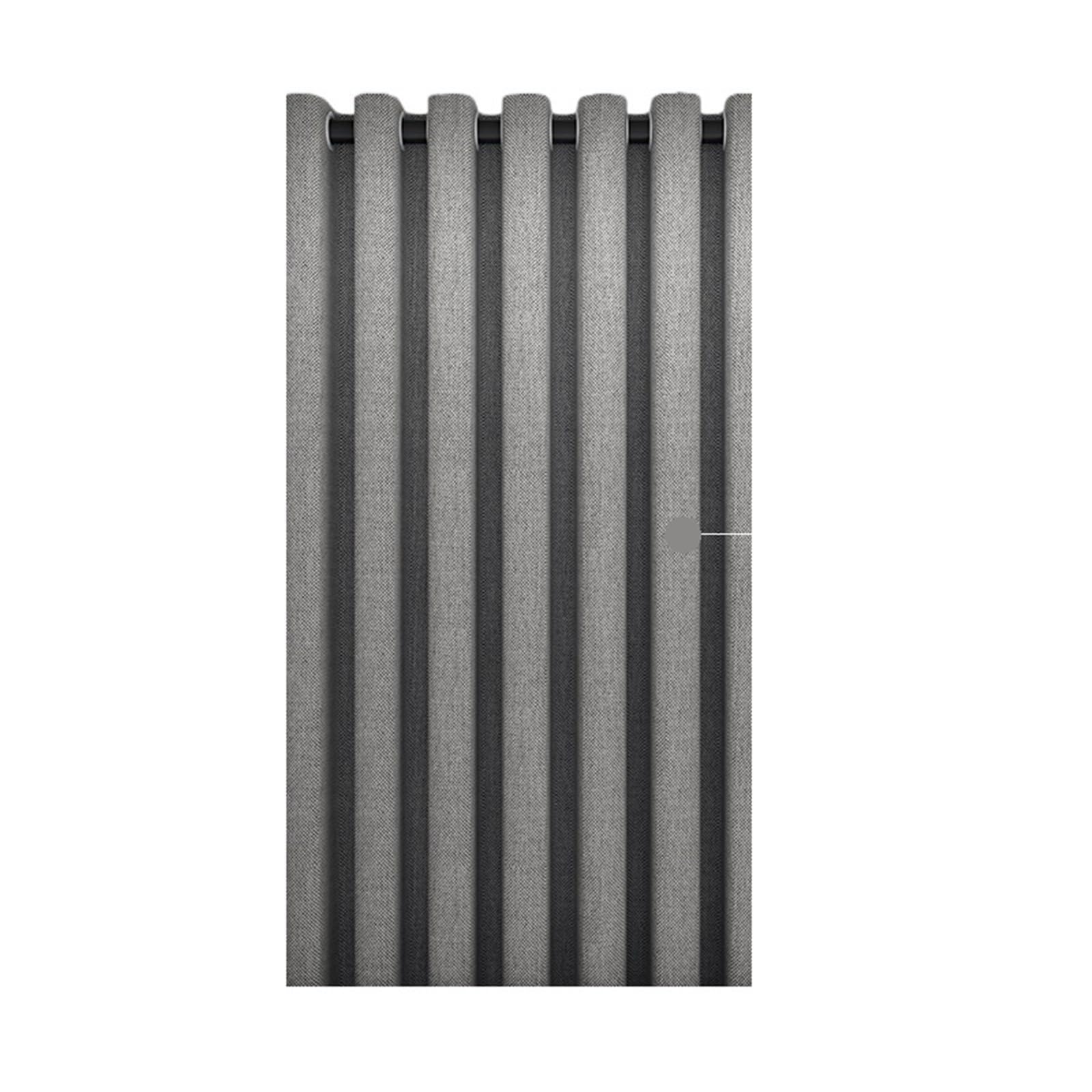 Cortina de ducha impermeable gruesa de tela de lino sólido con diseño Hakenloser para baño, 200 x 200 cm, color gris, elegante y duradero, juego de cortinas de baño
