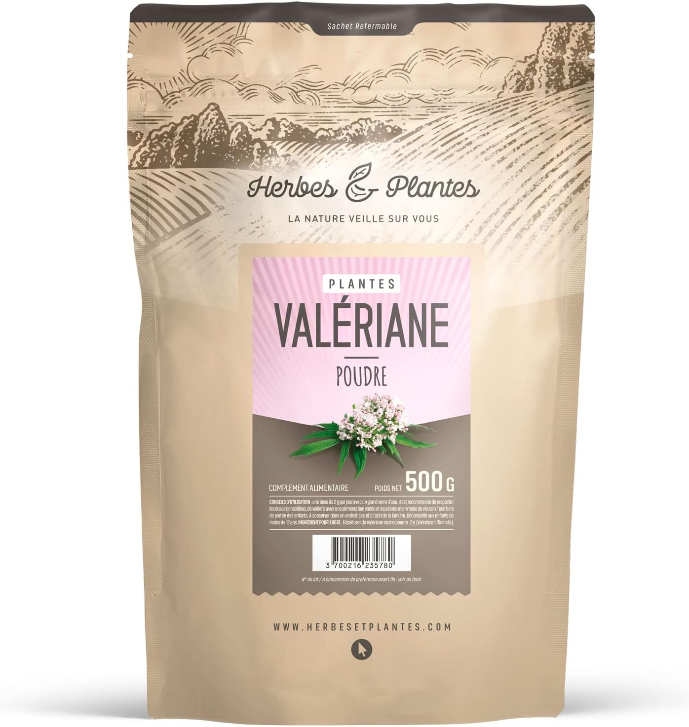 Valerian powder 500 g