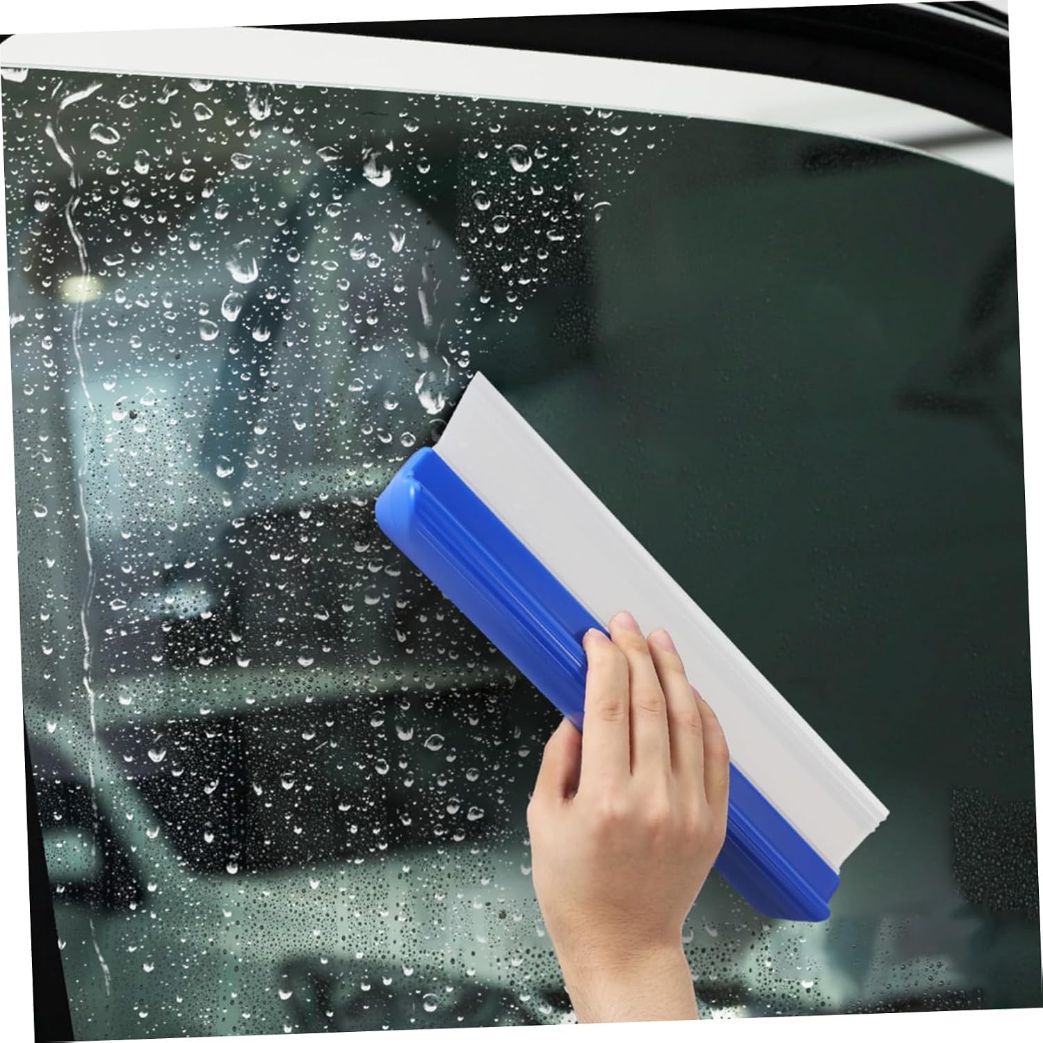 Luxshiny Car Squeegee for Windows Professional Windshield Cleaner Tool Flexible Blade for Auto Detailing and Shower Glass Cleaning for Home and Vehicle Use