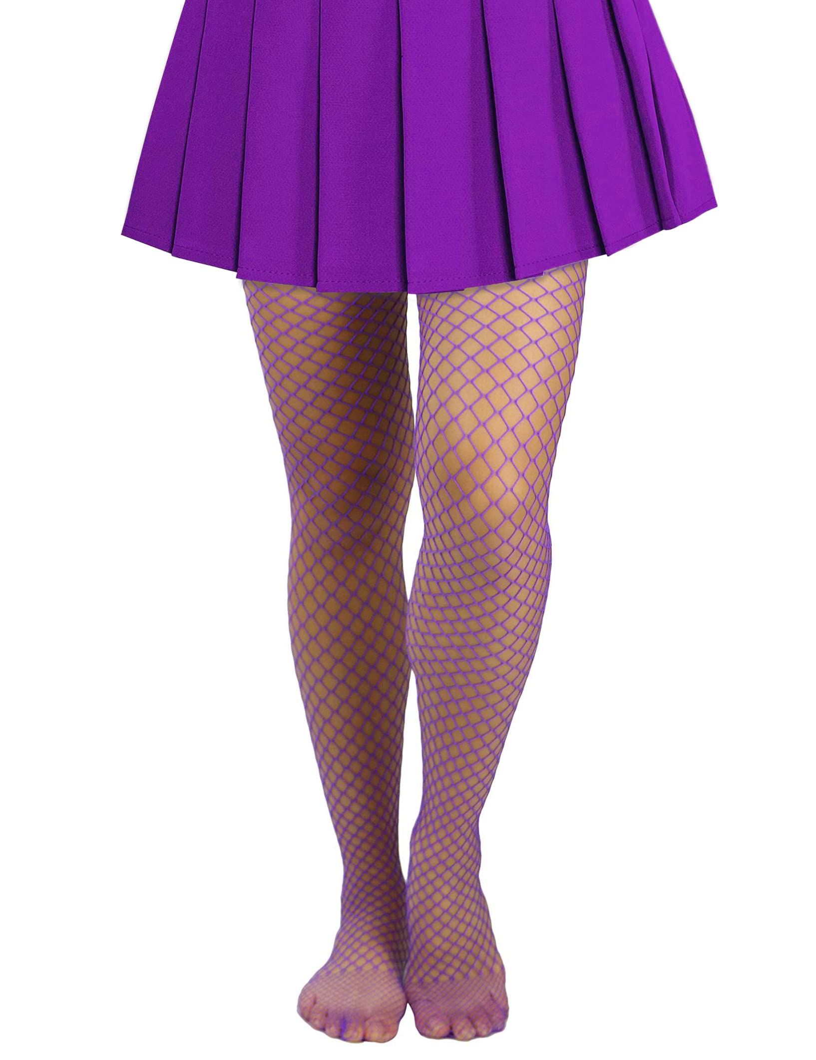 LastclreamHigh Waisted Fishnet Tights for Women Sexy Fishnets Stockings Full Footed Fishnet Sheer Pantyhose Plus Size