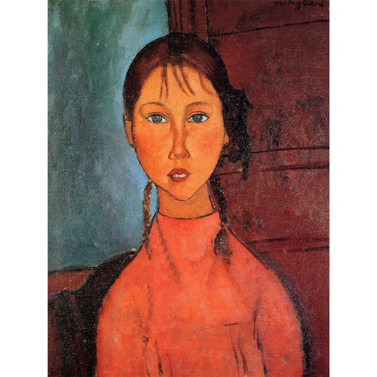 Toile musée Modigliani 71x96.5 cm impression grand format de qualité supérieure
