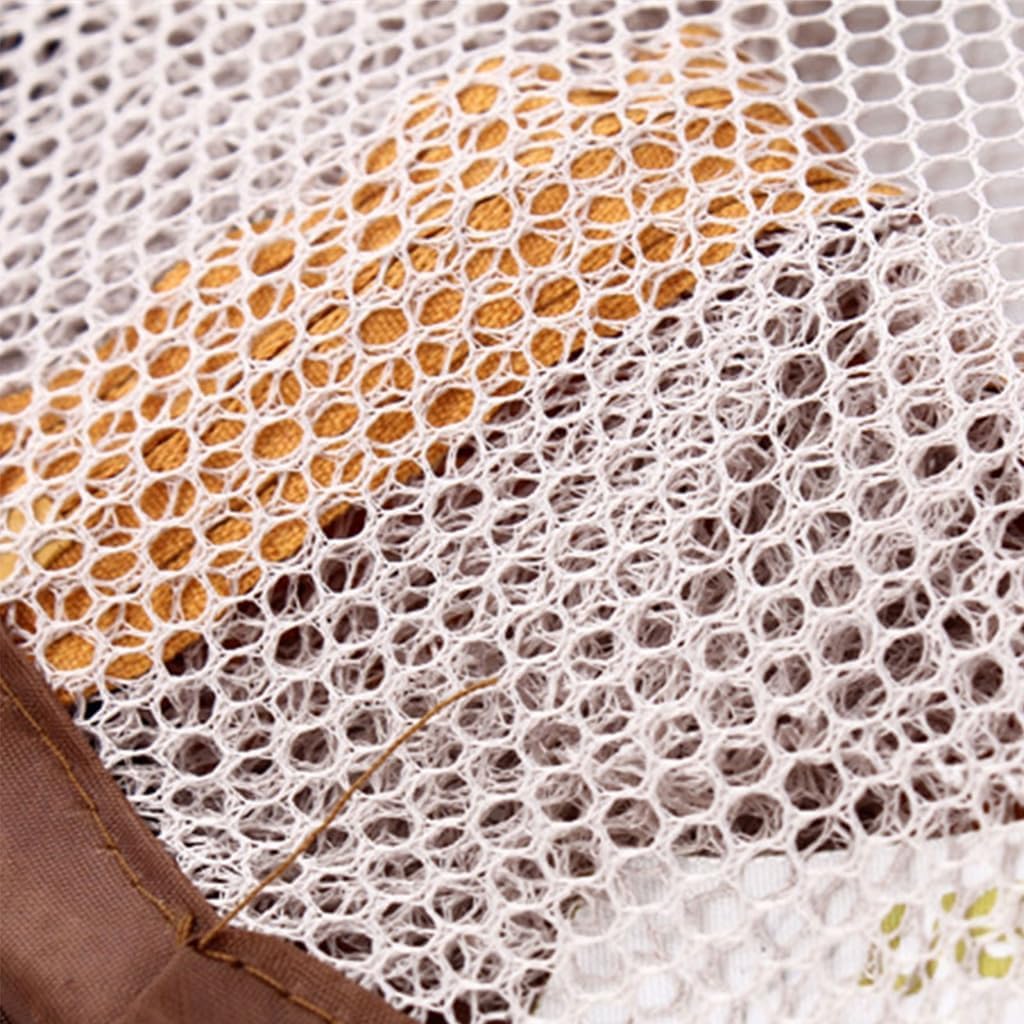 Mesh Herb Drying Basket Zippers Bra Drying Basket Hanging Food Fish Clothes Drying Basket Foldable Hanging Dryer Rack