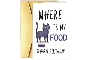 Happy Feline Birthday: Laughter-Inducing Cat Dad Card