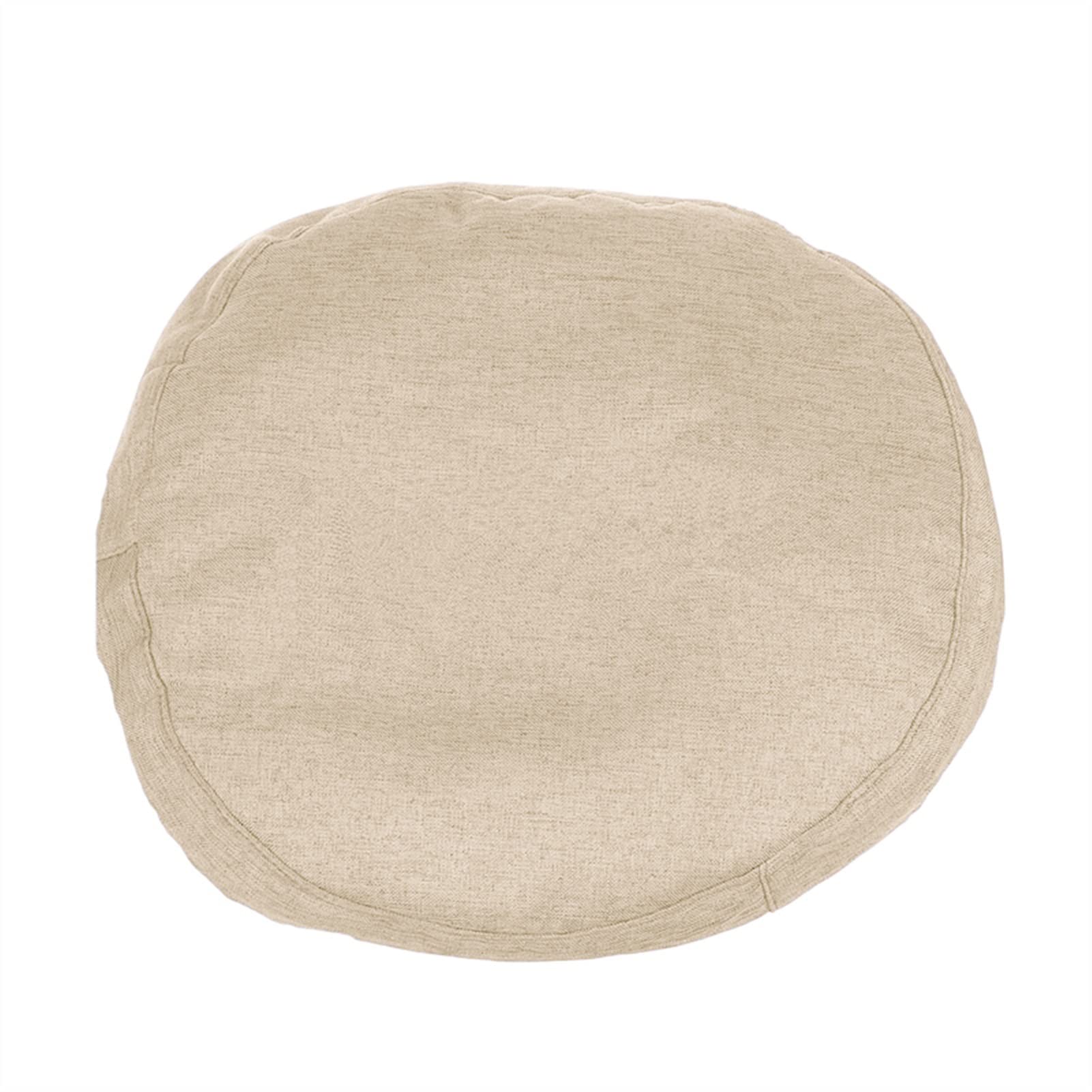 Rénover un tabouret usé avec le couvre-siège rond élastique en lin