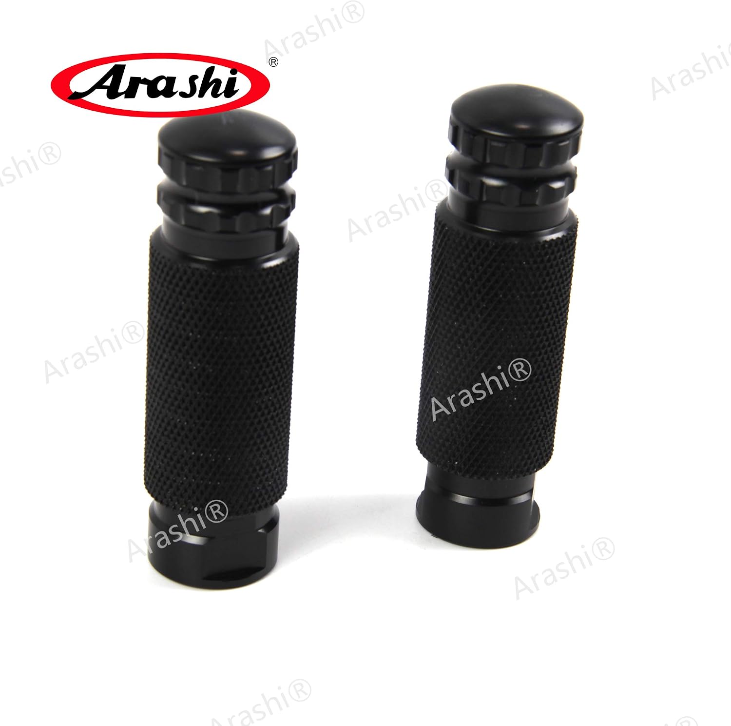 Arashi Version 1.0 Adjustable Rearsets for Yamaha FZ07 MT07 XSR700 2023-2025, Black Motorcycle Accessories Parts