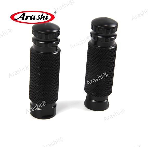 Arashi Version 1.0 Adjustable Rearsets for Suzuki Hayabusa GSXR 1300 2008-2020, Black Motorcycle Accessories Parts