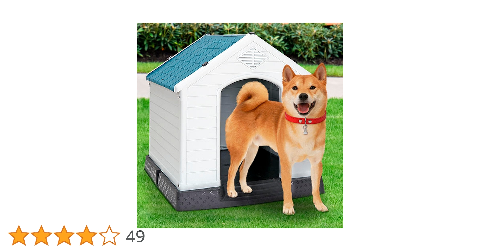 Amazon | ZENY 犬小屋 いぬごや 屋外 中型犬 ドッグハウス 犬舎