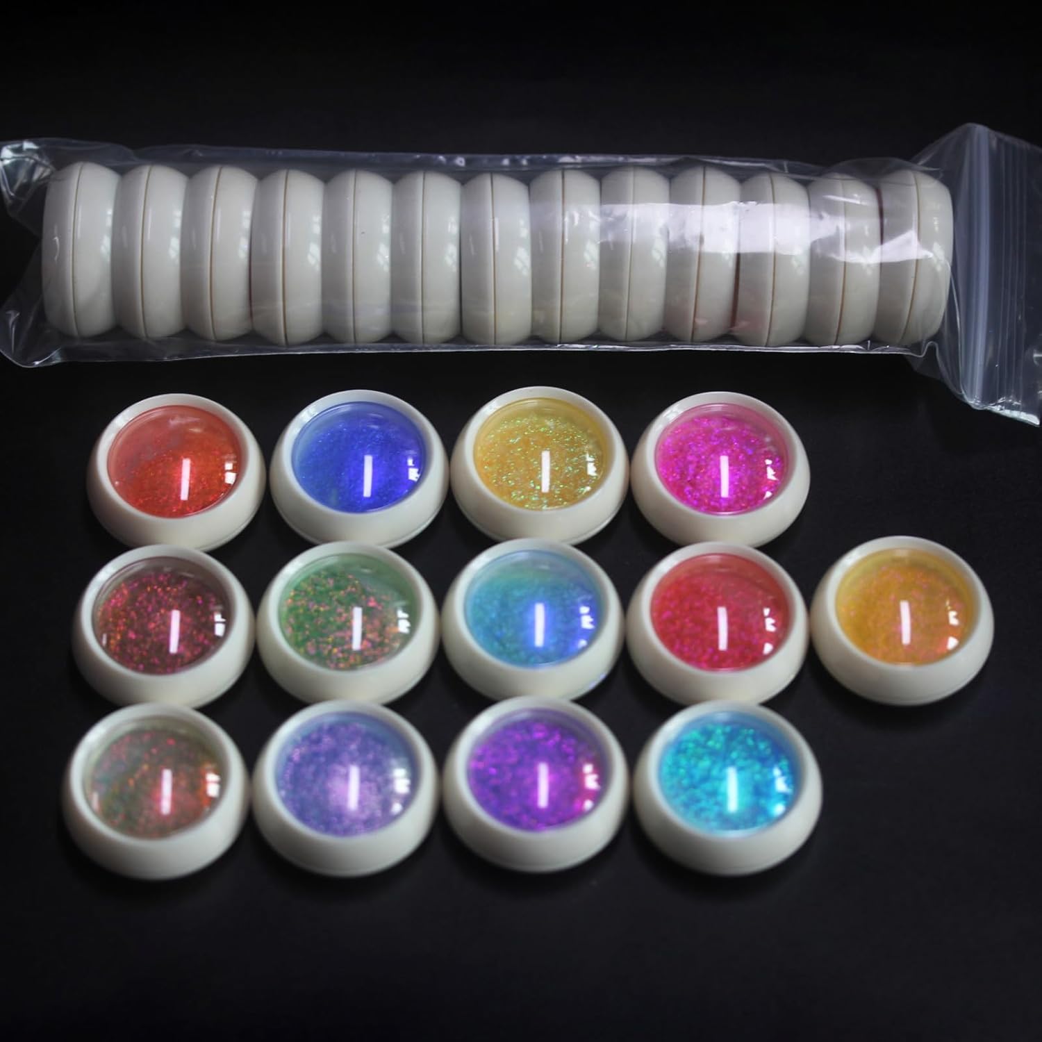 Iridescent Chameleon Color Shift Powder, 13 Colors Mermaid Aurora Mica Pigment Powder, 0.2g/Jar for Epoxy Resin, Nail Art, Soap Making, Slime, Jewelry DIY Craft Accessories
