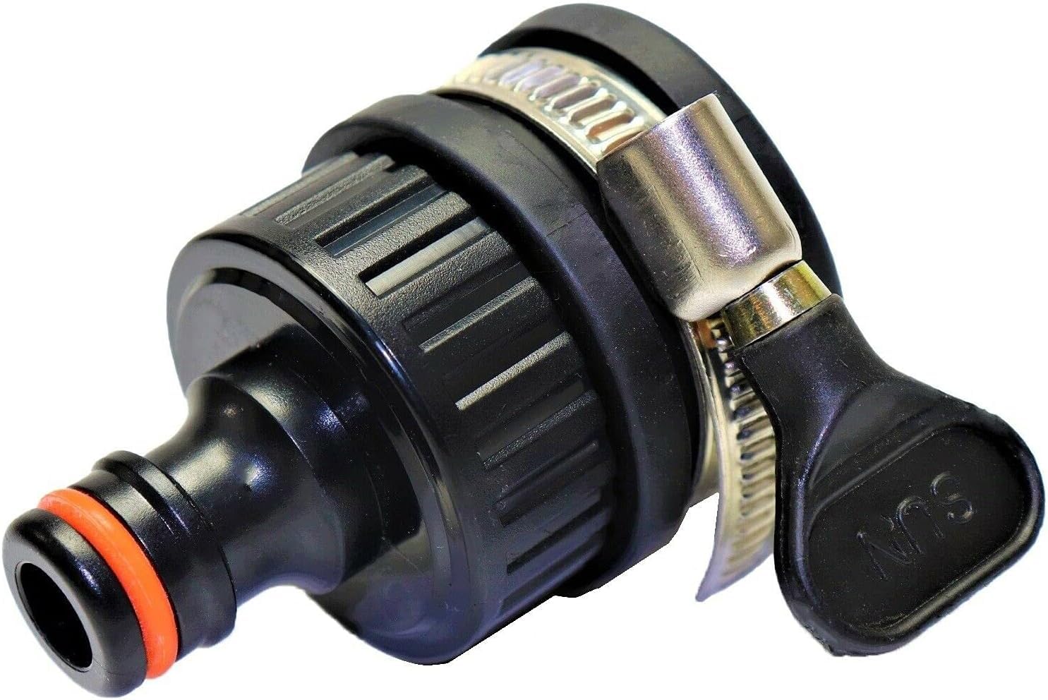 B2C Universal Tap Connector Adapter Mixer Kitchen Garden Hose Pipe Joiner Fitting 1/2 - Fits MOST kitchen taps (Rubber type)