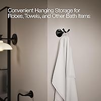 Vista 4 de Kohler 27427-BL Tone - Gancho para bata, negro mate