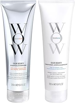 Color Security Shampoo and Conditioner Duo – Sulphate-Free, Lightweight Cleanse + Hydration for Fine to Normal Hair - No Residue, Vegan, Cruelty-Free, 2 x 250ml