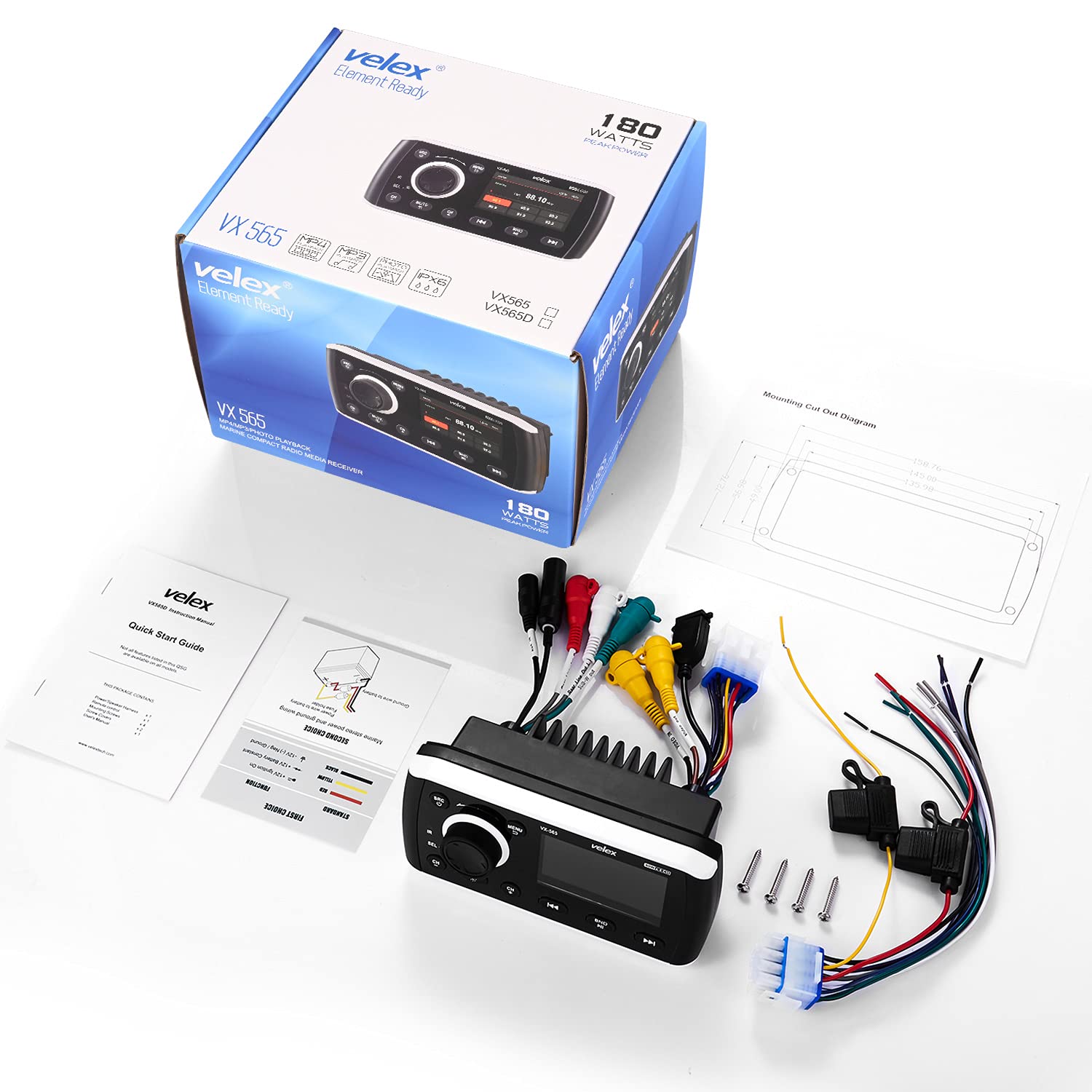 Amazon.com: Marine Bluetooth Stereo Audio/Video Receiver AM FM