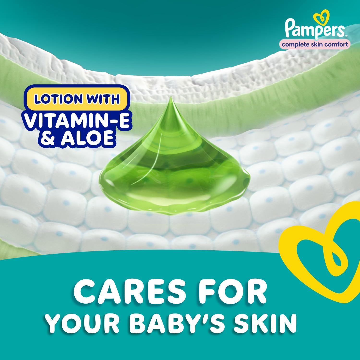 Pampers Complete Skin Comfort Pants, (XXL) 42 Count, Anti-rash blanket, Lotion with Vitamin E & Aloe Vera,Double Extra Large size baby diapers,15-25kg 1