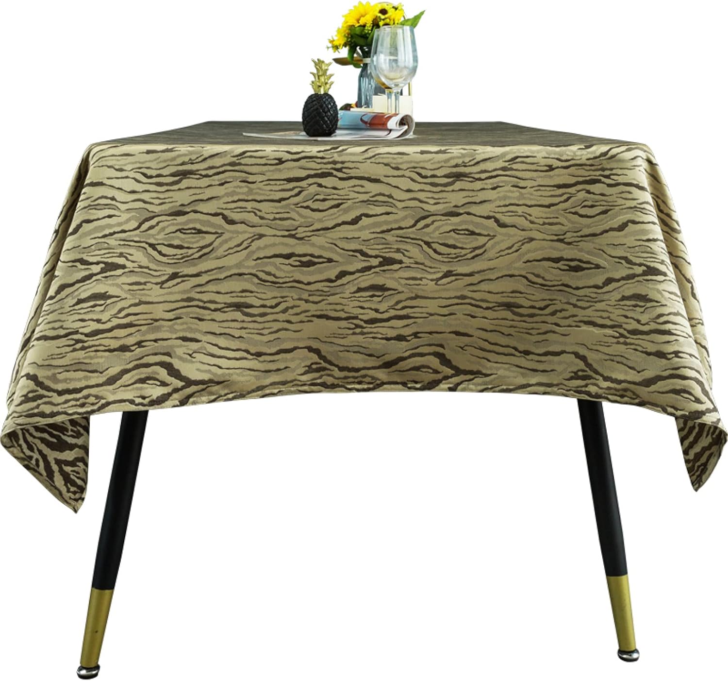 テーブルクロス 花柄 ジャガード生地 長方形 すべり止め カラー 撥水 防油 耐熱 花柄 エレガント 式典の感覚 シンプル おしゃれ