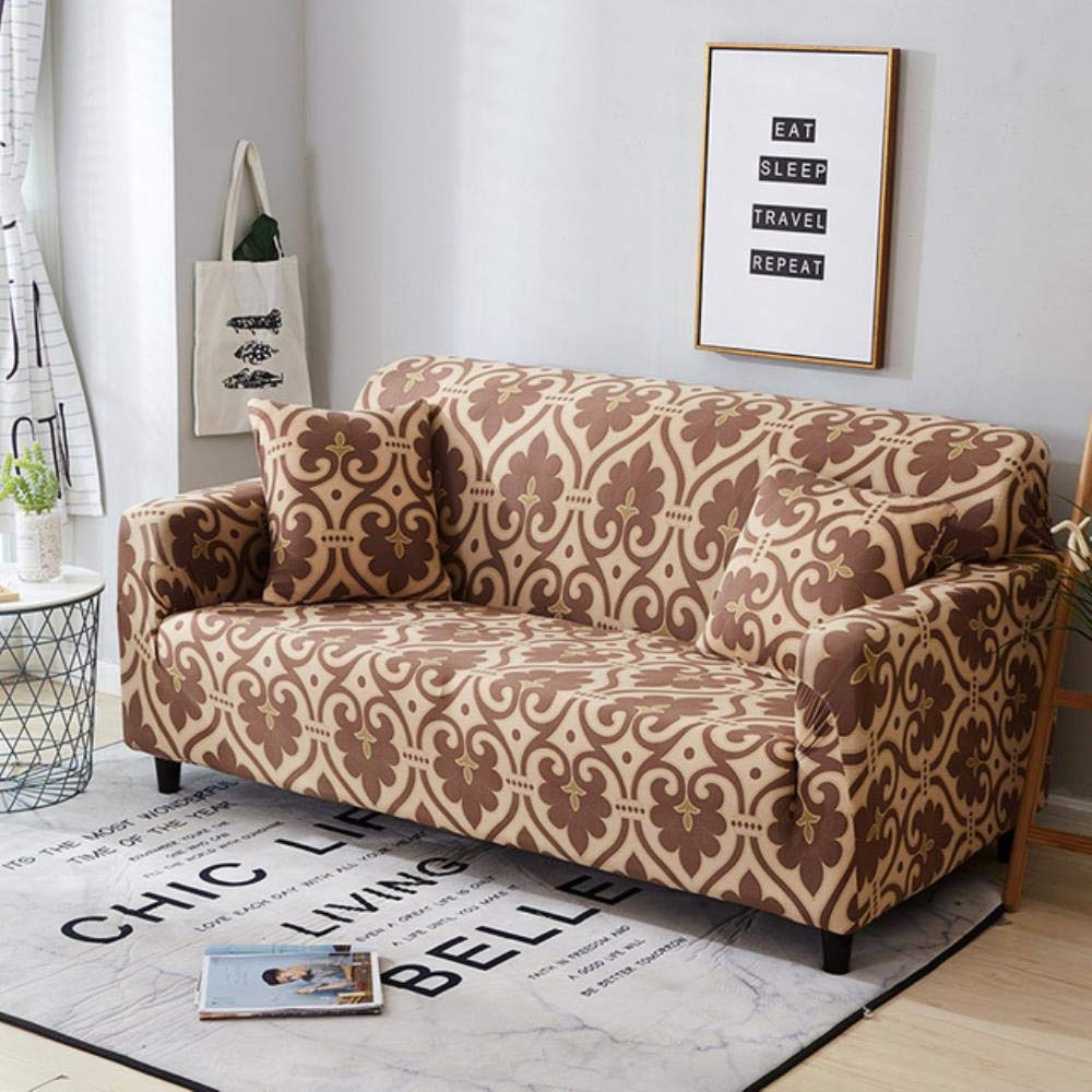 Housse de canapé extensible élastique stretch wrap ajustement parfait 3 places