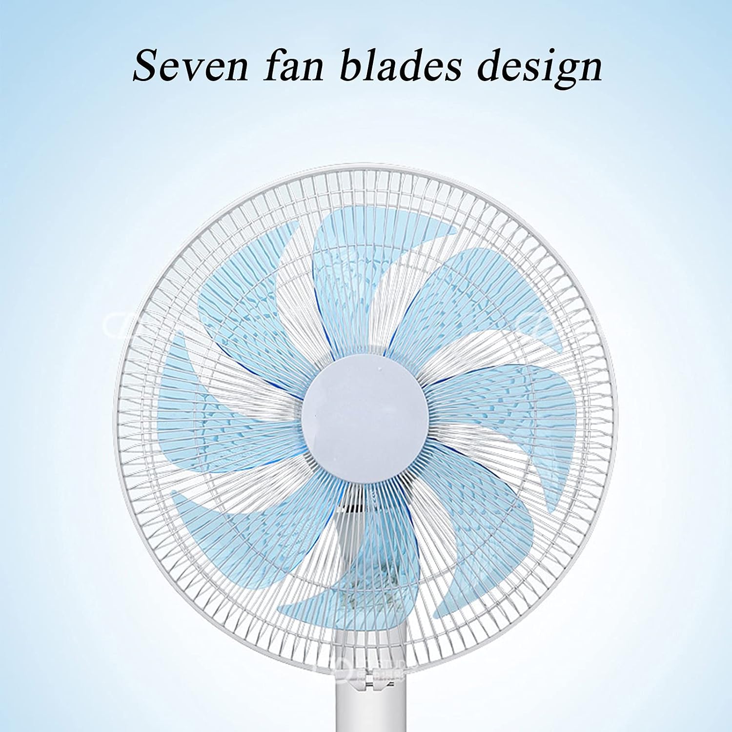 Close-up of the fan blades