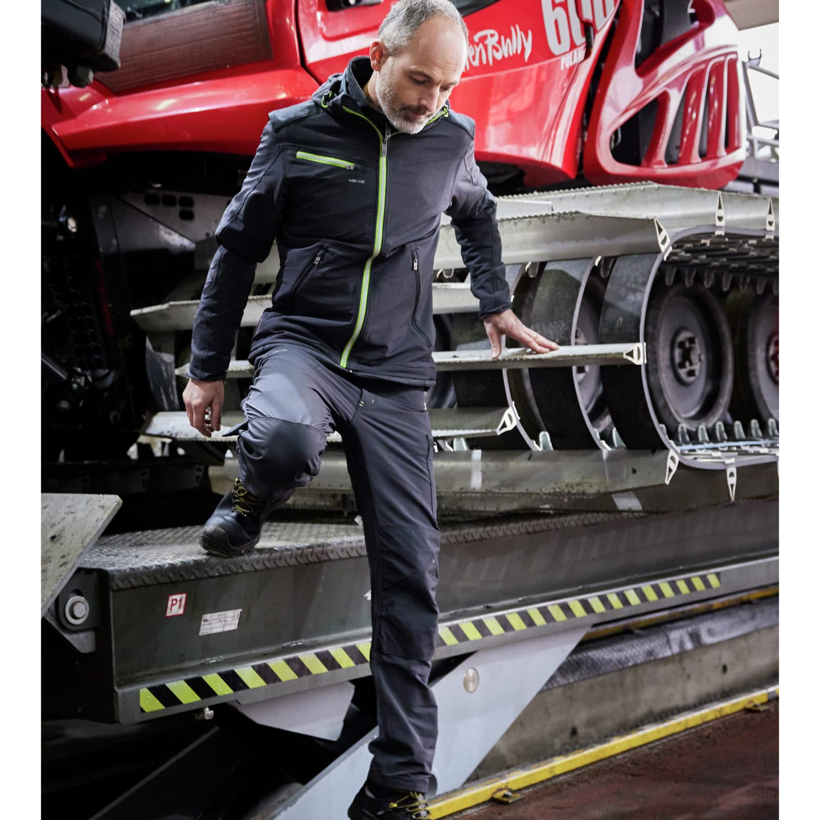 WüRTH MODYF Softshell de travail Stretch Evolution Anthracite/Lime