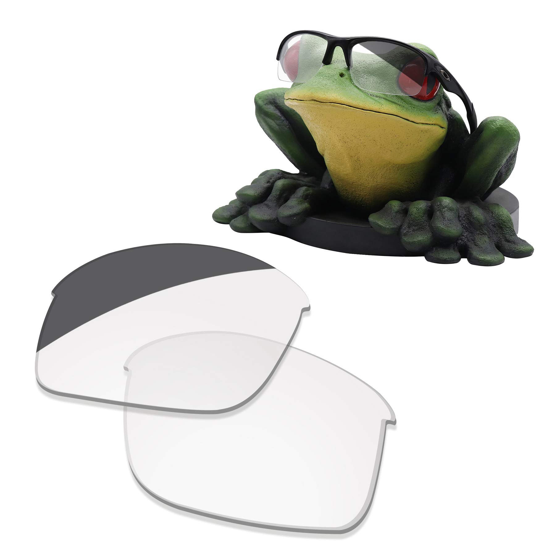 Acefrog Men's Hd Clear To Photochromic Replacet Lenses For Oakley Bottle Rocket Oo9164 Sunglasses