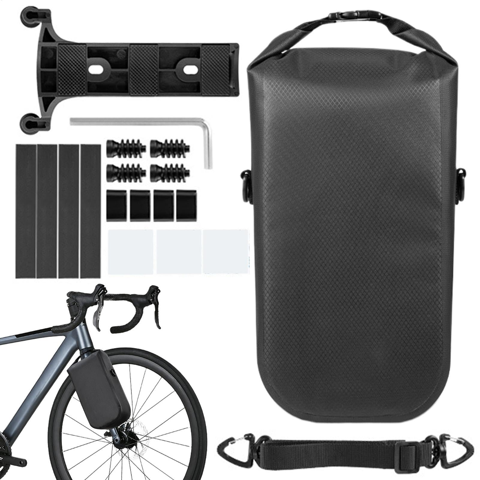 Borsa Laterale Portapacchi da Bicicletta da Cicloturismo 5,5 L Borsa Carico