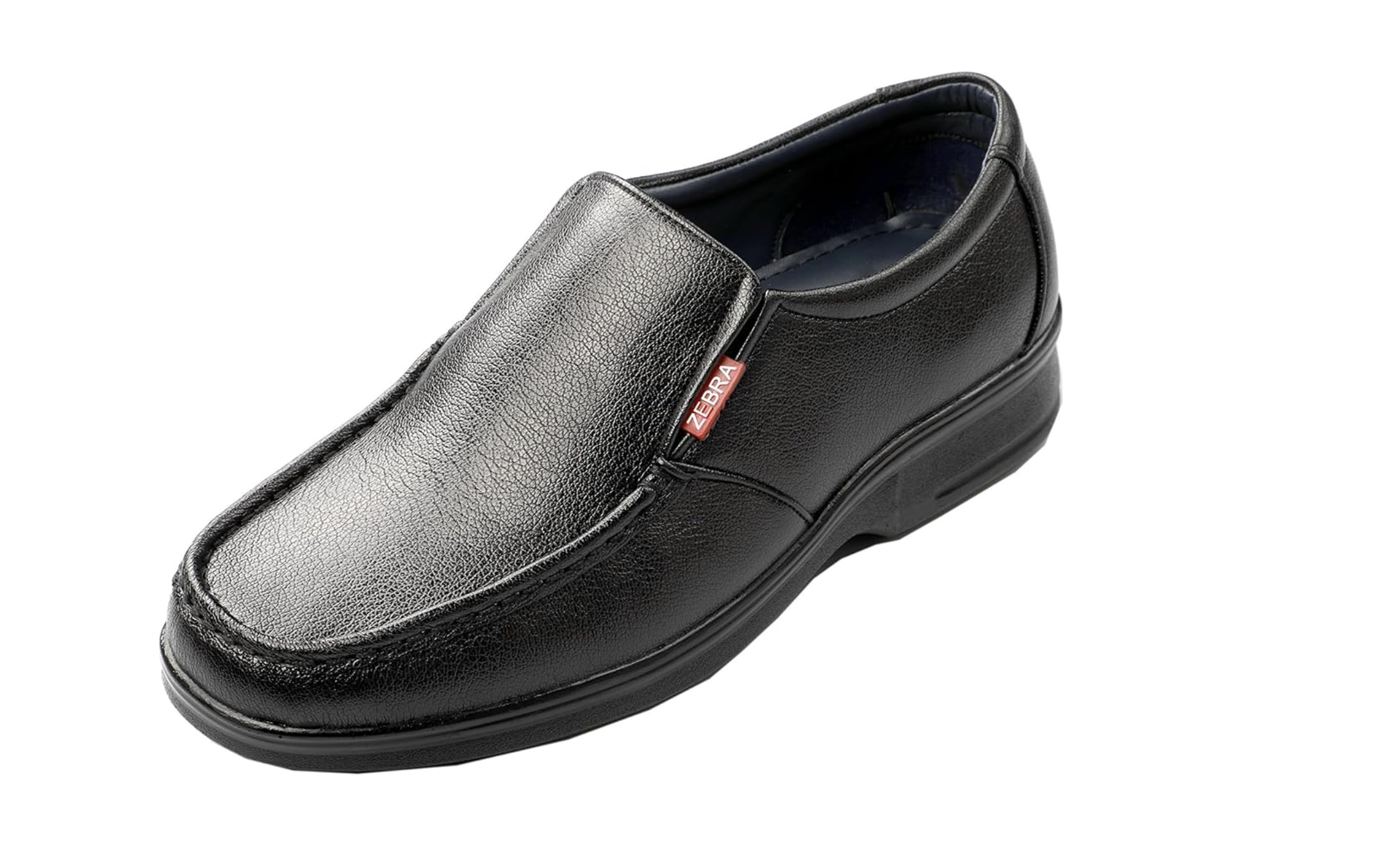 Men's Formal Black Formal Leather Shoe-image-48