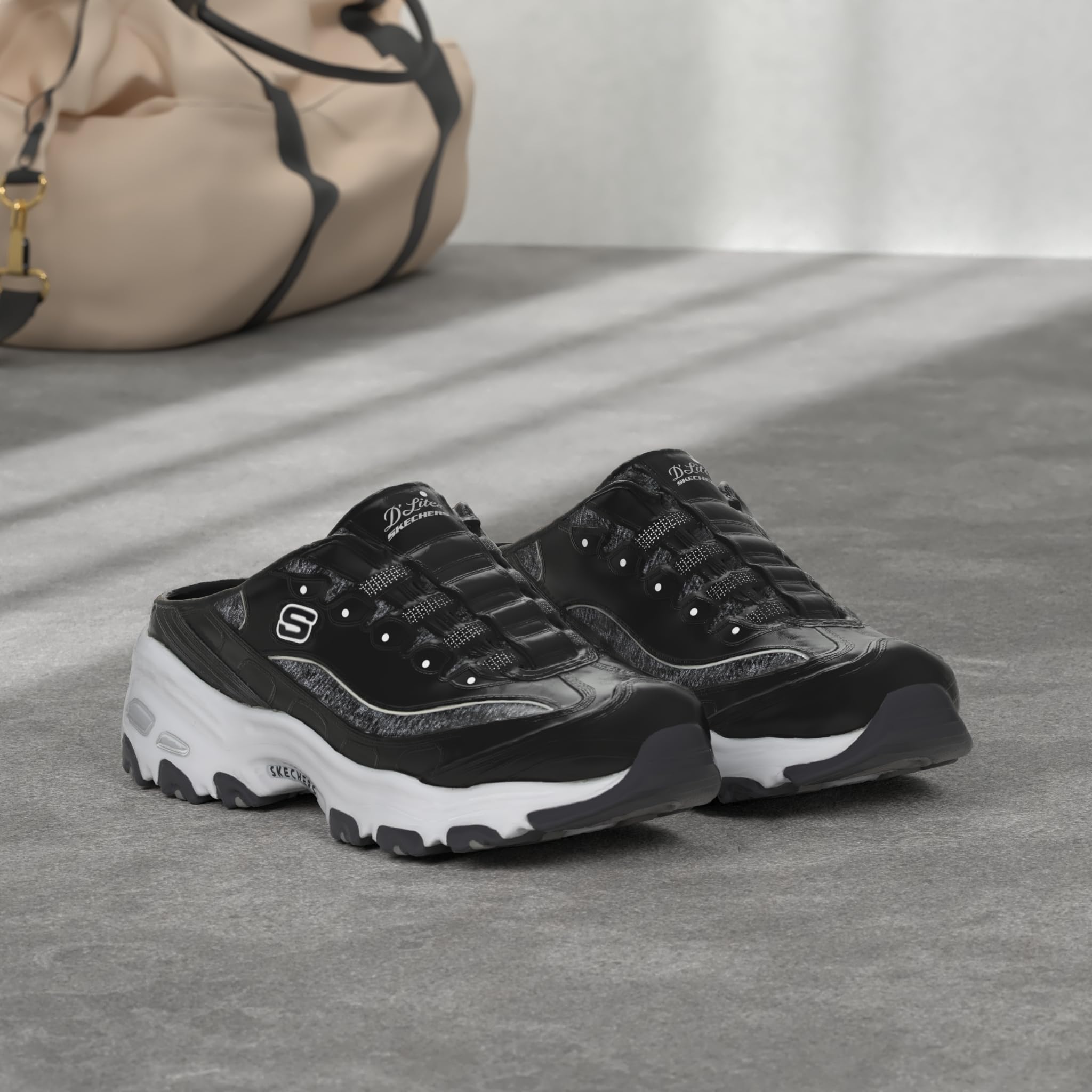 D'Lites Resilient Women's Trainers Black White 37.5 EU - Dettaglio