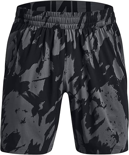 Under Armour Short UA Elevated Woven Printed 1382109 pour homme, Noir - 001, Tai