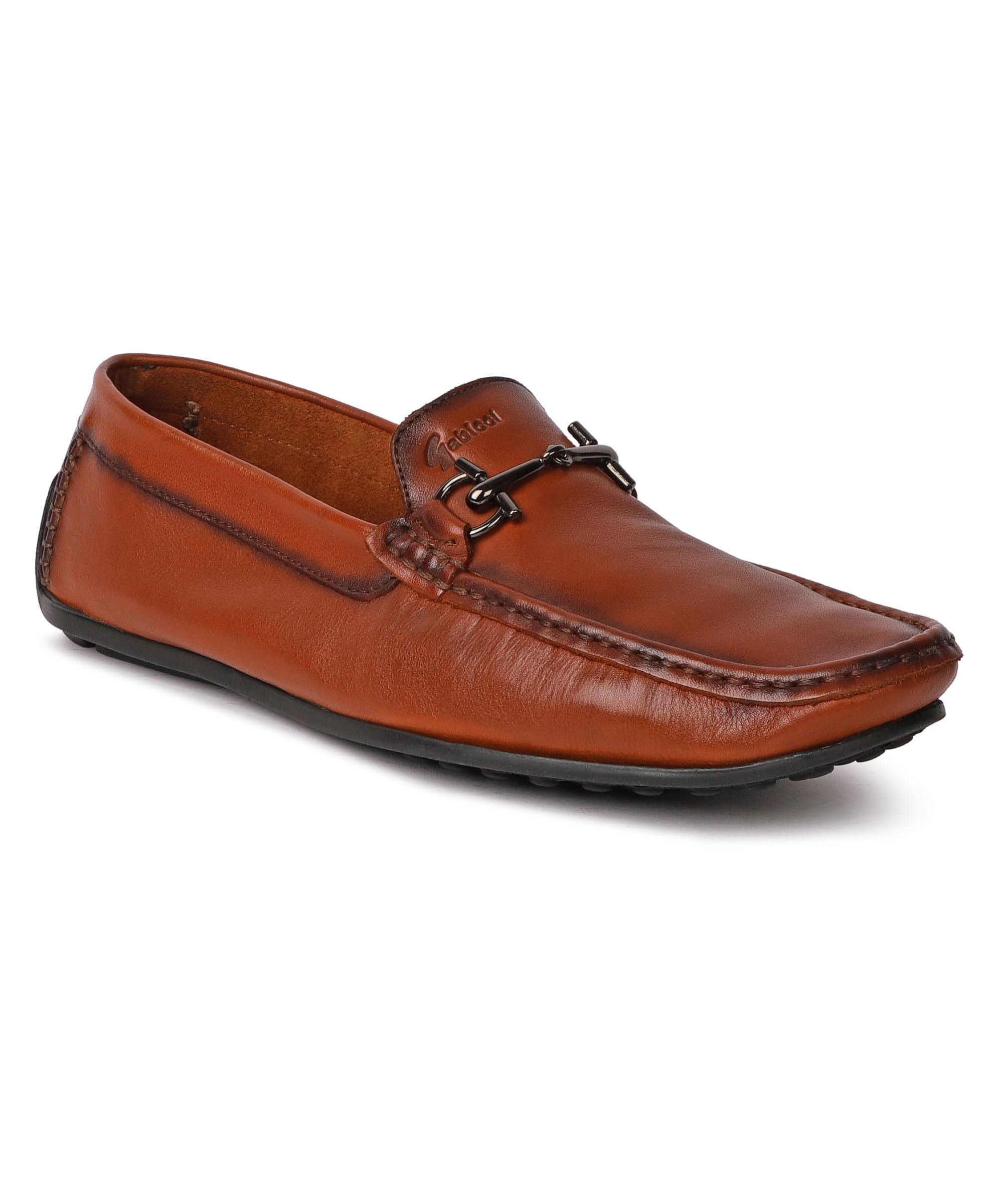 gabicci Harrow-G 2.0 Mens Leather Driver Loafer Shoes-picture-47