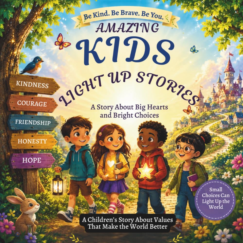 AMAZING KIDS LIGHT UP STORIES: A Story About Big Hearts and Bright Choices (Amazing Kids Enlightening Stories)