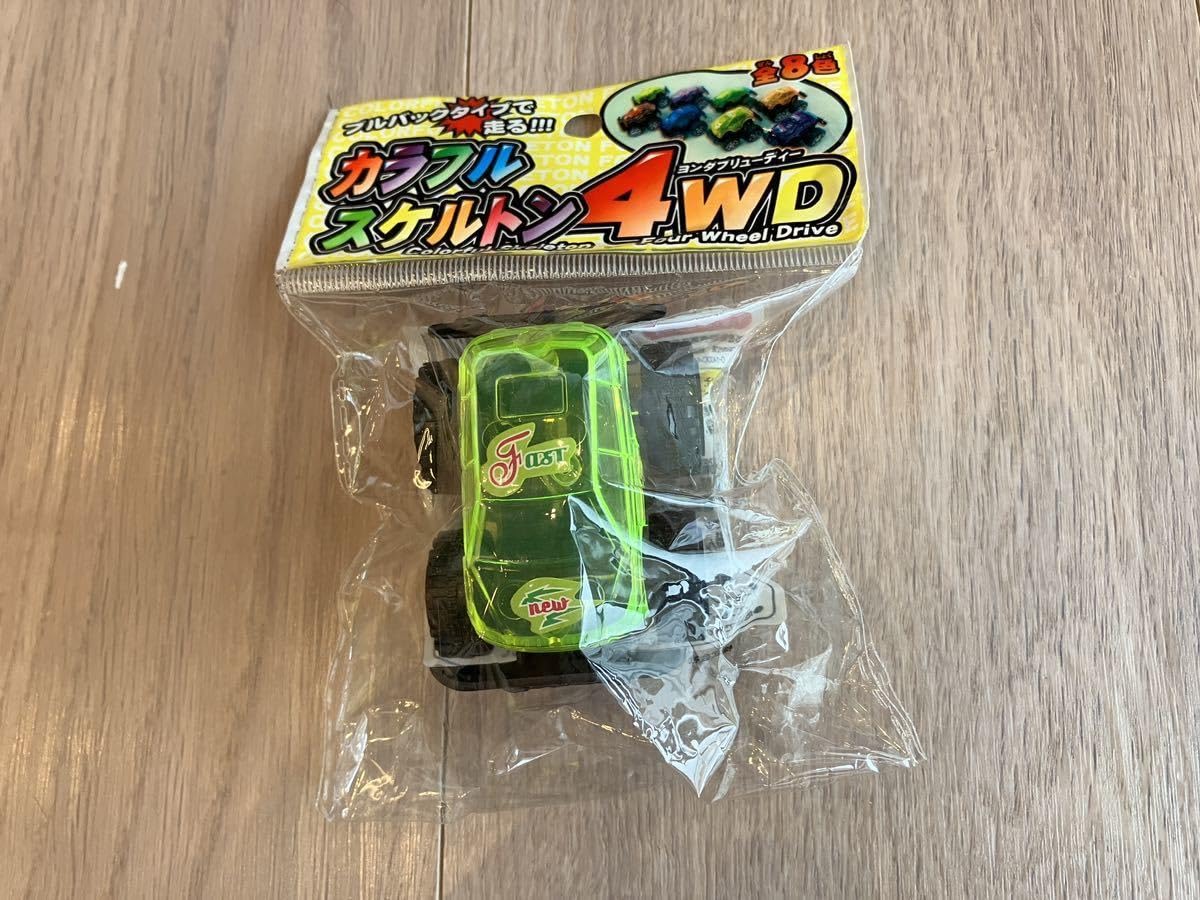 Amazon | おもちゃ 車 チョロQタイプ カラフルスケルトン 4WD | 車両