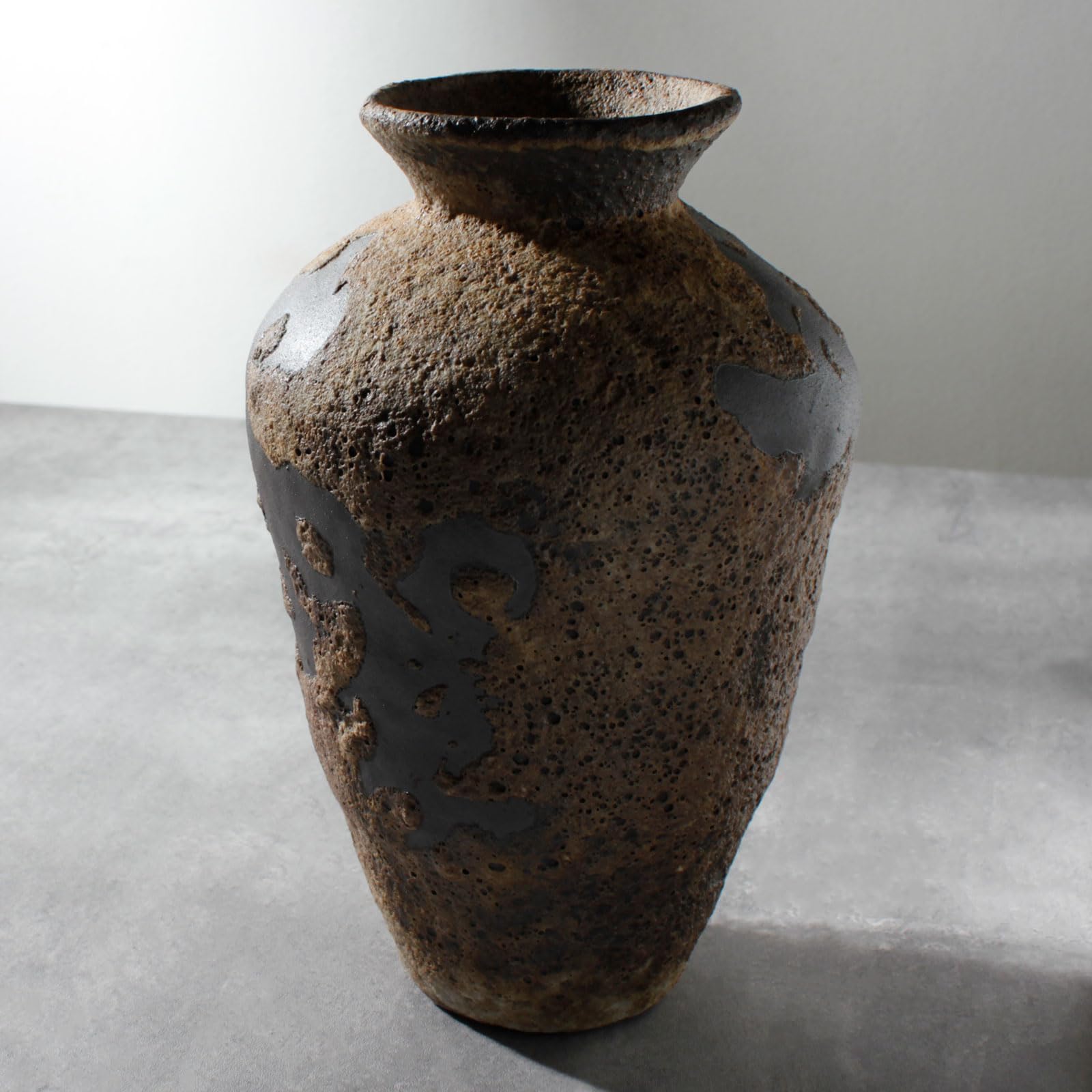 錆陶花器 Amazon.com: Rusty Ceramic Vase, Pottery Farmhouse Flower