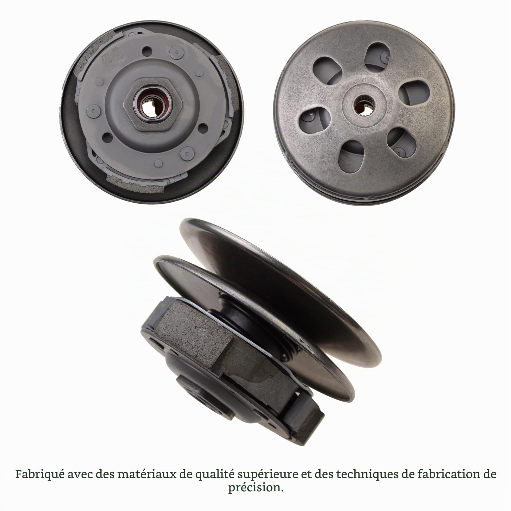 GOOFIT Remplacement pour GY6 125cc 150cc Engine Pièces Scooter Mobylette ATV Go Kart Complete Clutch Assy