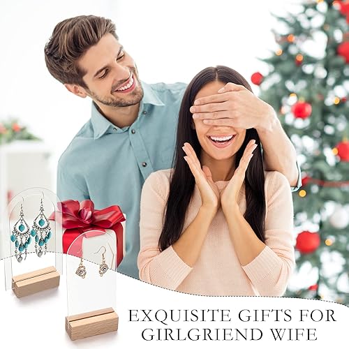 Miniatura 7 de Yulejo Soporte de exhibición de aretes de acrílico, soporte de joyería para venta al por menor, soporte para aretes de acrílico, soporte de acrílico