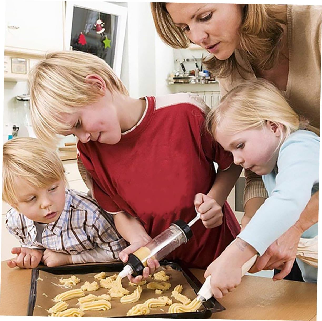 100pcs Non-stick Baking Paper Sheets Unbleached Parchment Paper Oil and Water Resistant for Oven Air Fryer Baking Cake