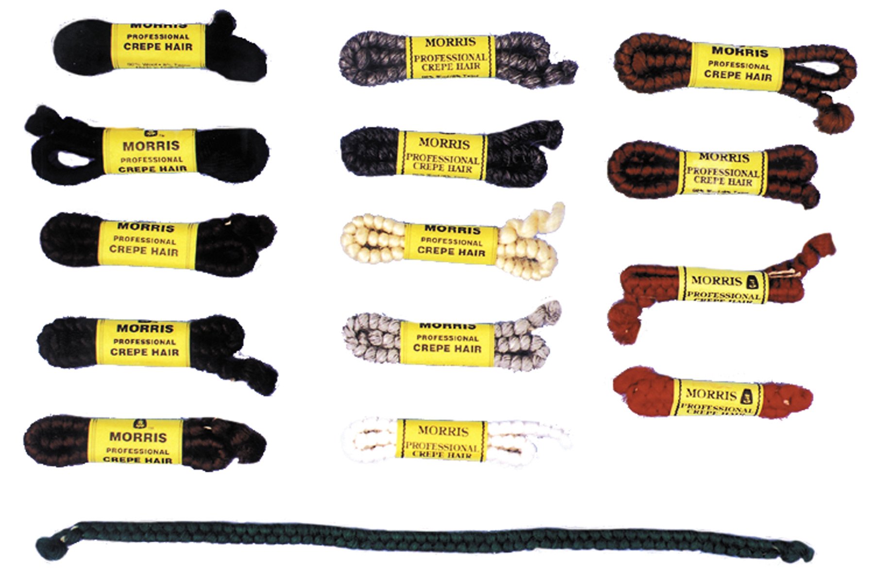 Morris Costumes Crepe Hair Medium Auburn