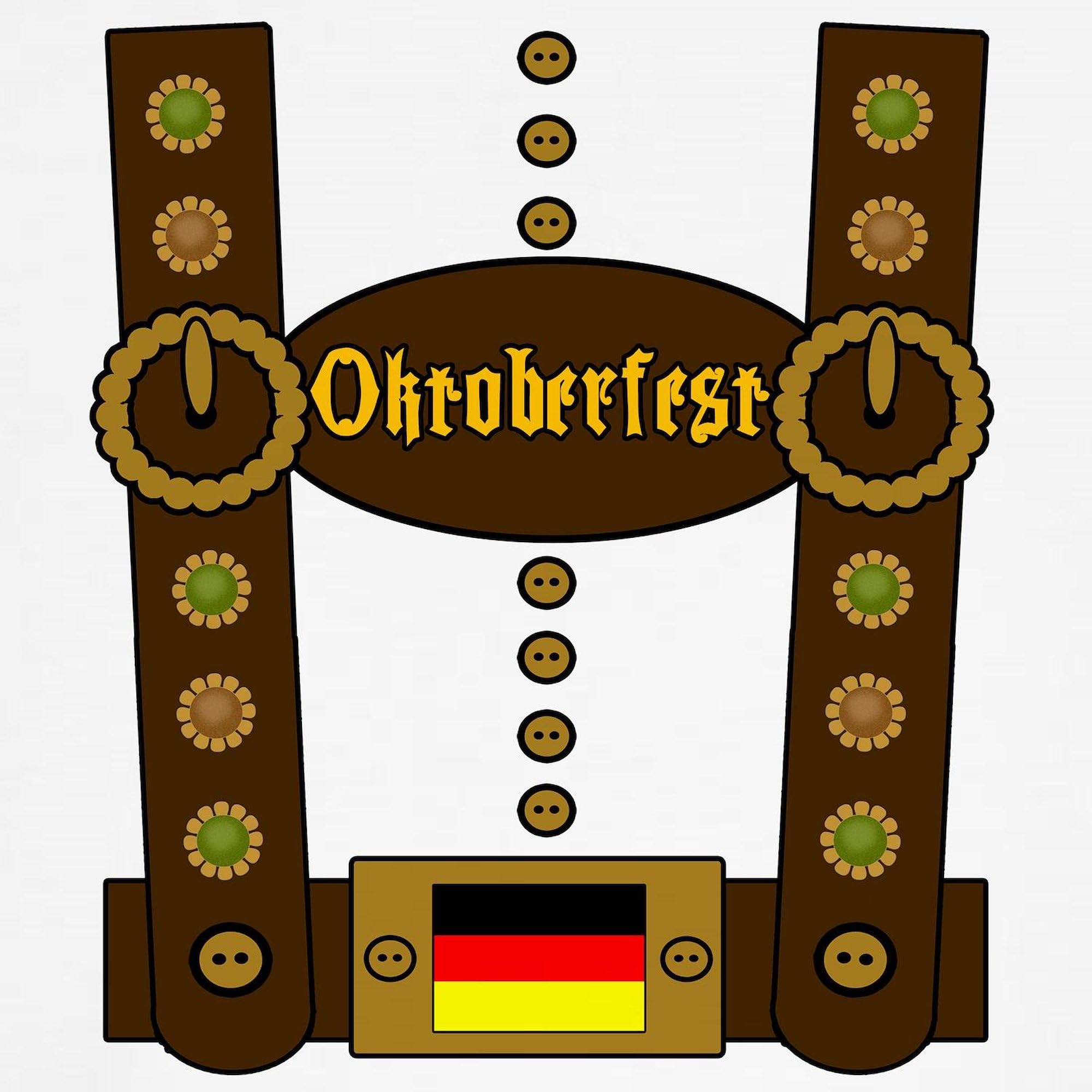 CafePress Oktoberfest Lederhosen Funny Dog T Shirt Dog T-Shirt, Pet Clothing, Funny Dog Costume