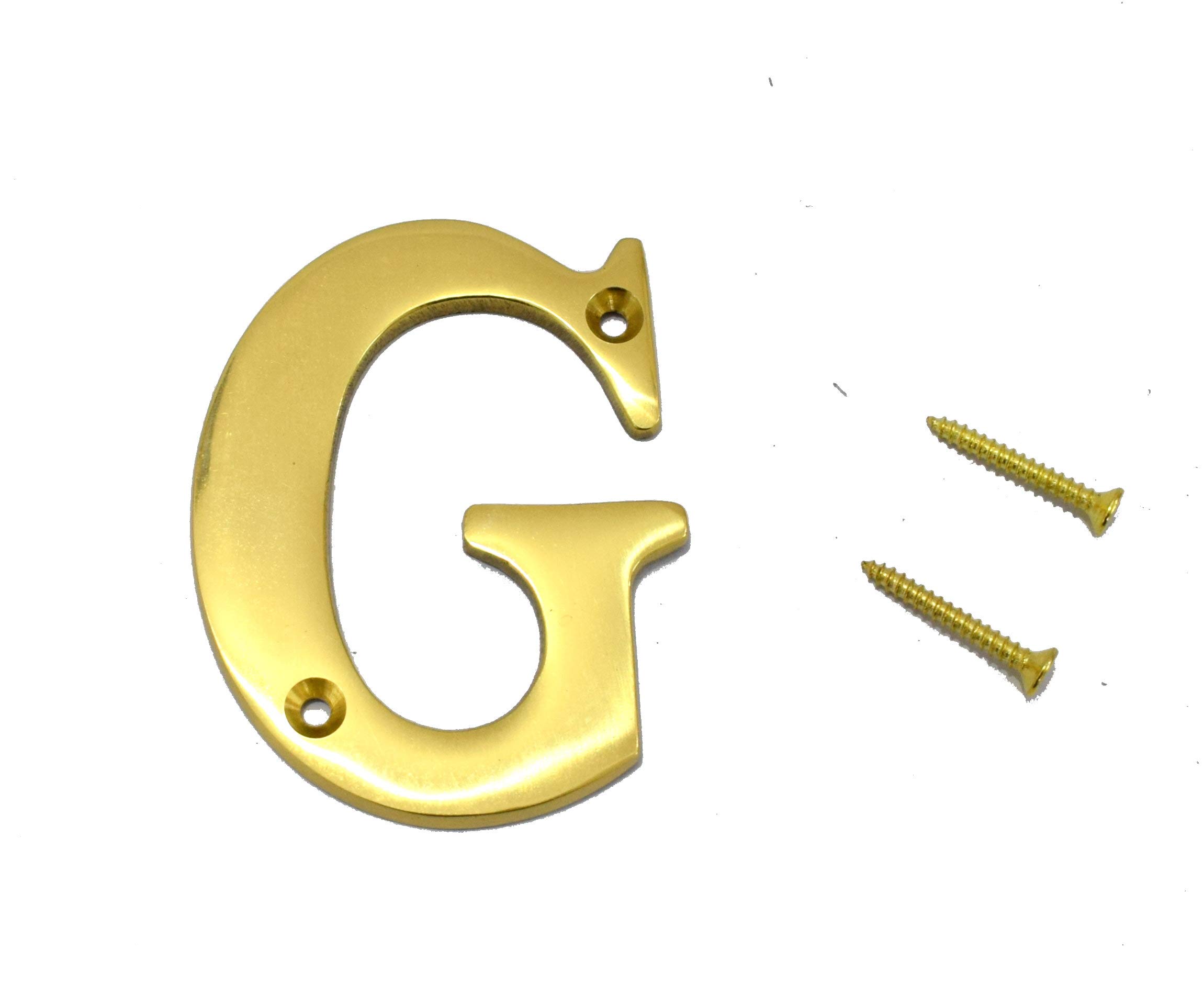 3" House Door Alphabets Brass Yellow (Alphabet L) — Amazon image 5