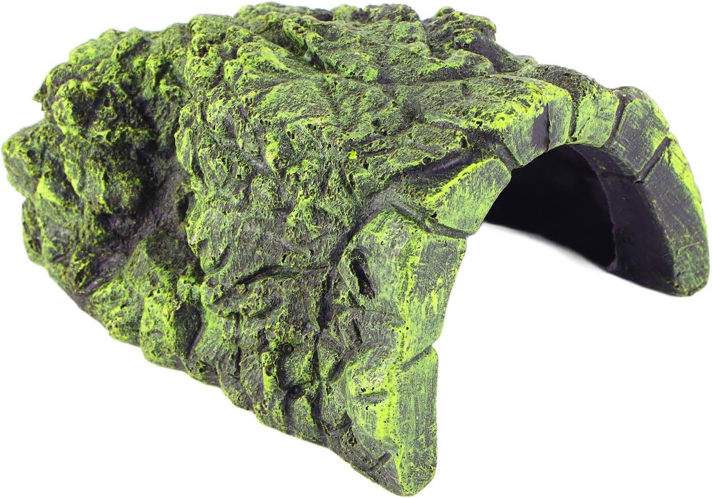 Resin Reptile Hiding Fish Cave, Aquarium Decor Habitat, Shelter for Turtle (DB-025C Big Turtle Cave)