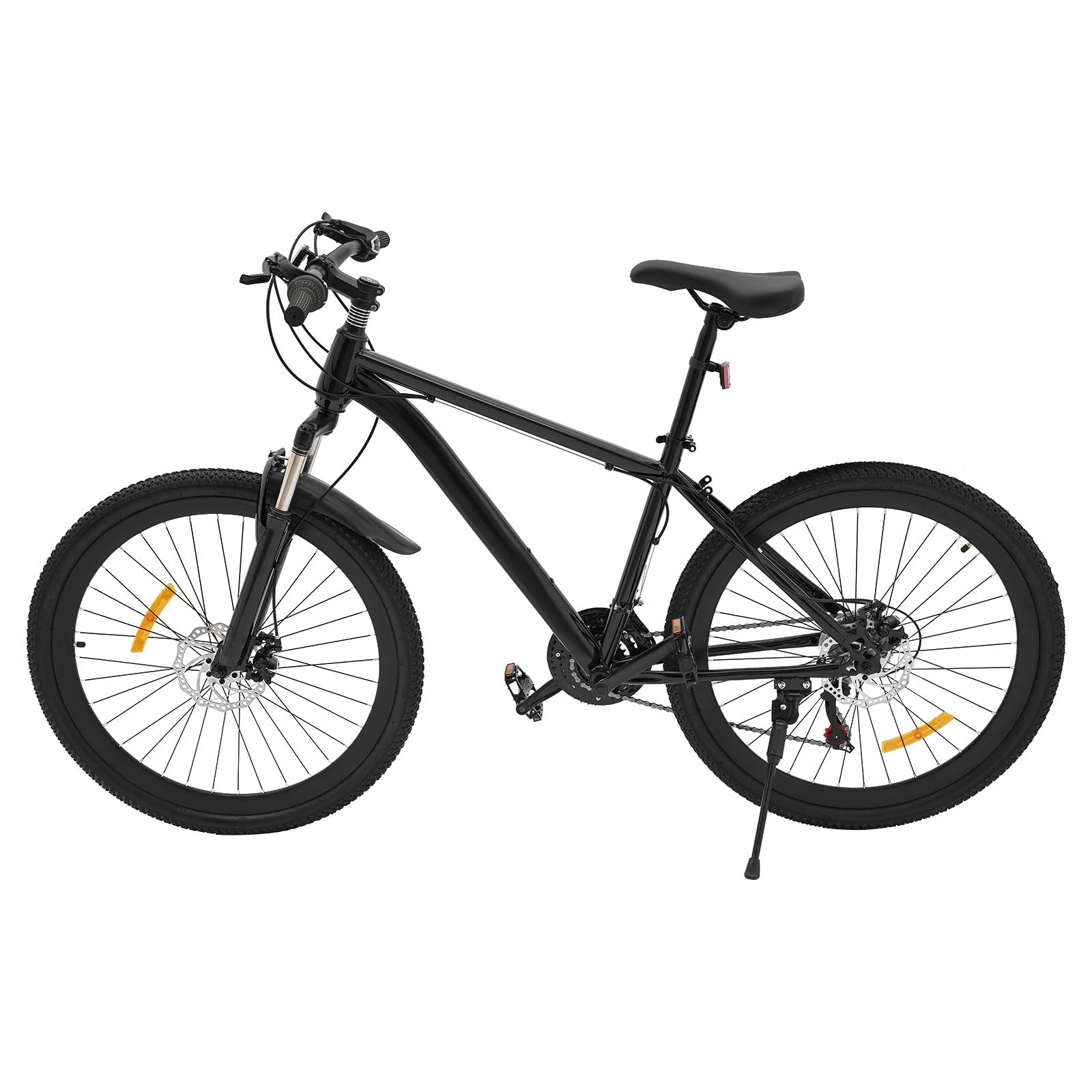 Bicicleta de montaña Dofanqing, bicicleta de alpinismo, bicicleta de hombre, cambio de 21 marchas, sillín ajustable, amortiguadores y frenos de disco, adecuada para viajes en todas las carreteras