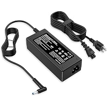 Laptop Charger Compatible with HP Laptop Computer 65W 45W Smart Blue Tip Power Adapter