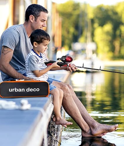 Miniatura 3 de Urban Deco Kids Fishing Pole Set Portable Telescopic Kids Fishing Rod and Reel Combo Kit with Tackle Box for Beginners, Boys,Girls,Youth,Children