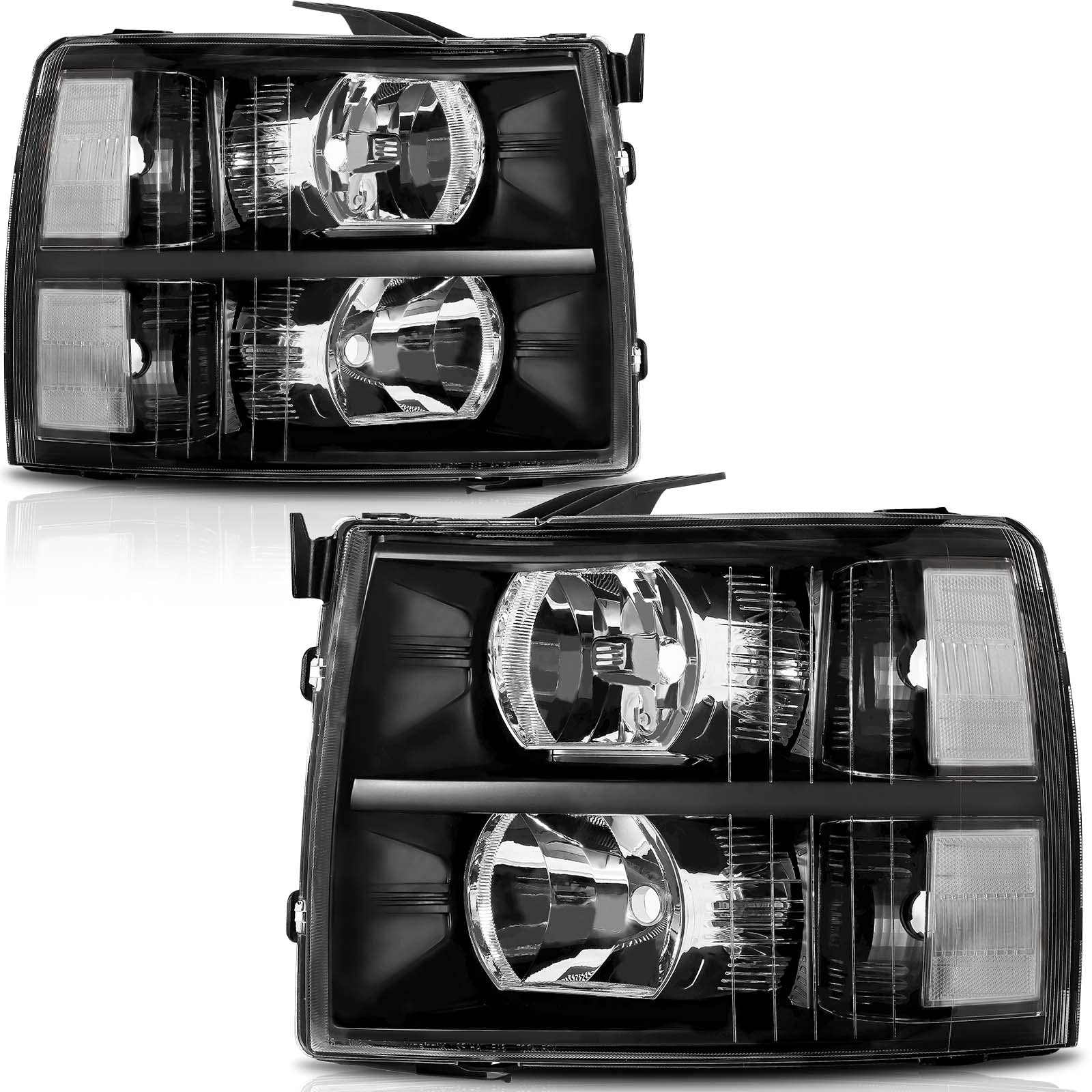 Photo 1 of stock photo of similar product see all pictures***
Genful No-fogging Headlight Assembly Compatible With 07-13 Chevy Silverado 1500 / 2500HD /