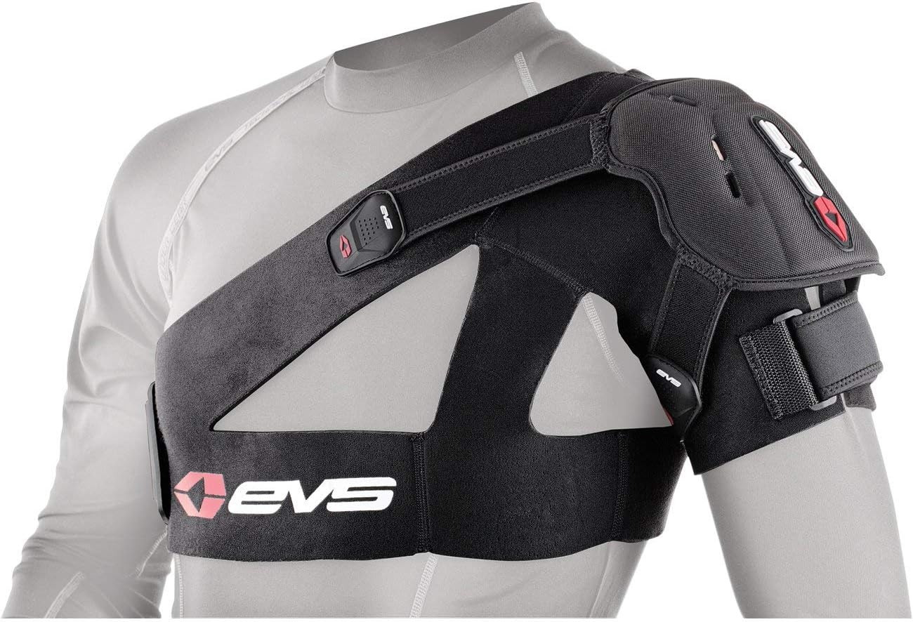 Sports SB04 Shoulder Brace Including Protection Cup (Black, Medium)