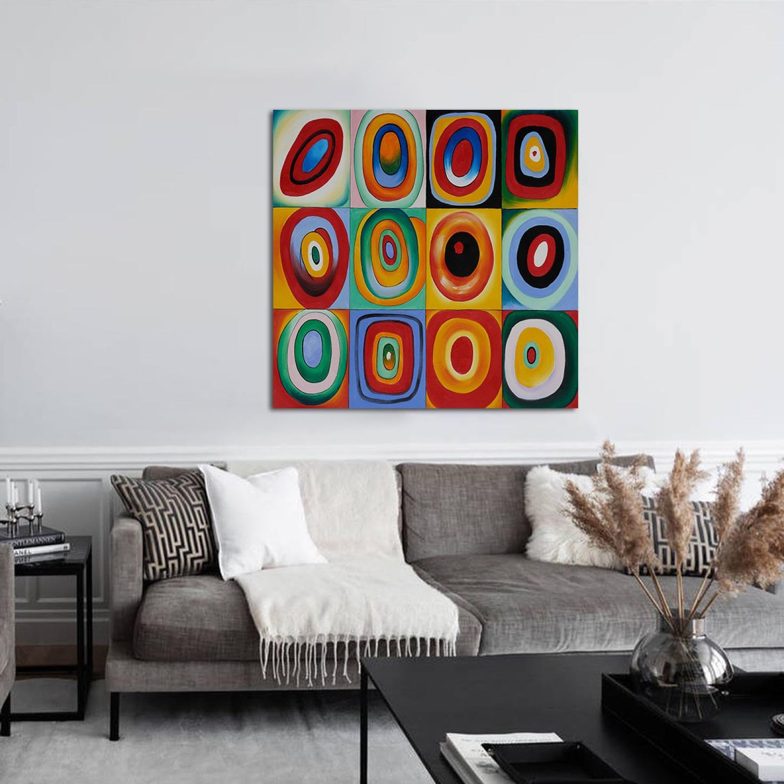 Wrendale Designs - Stampa Su Tela Bianca Con Topo E Fagioli 20 Cm