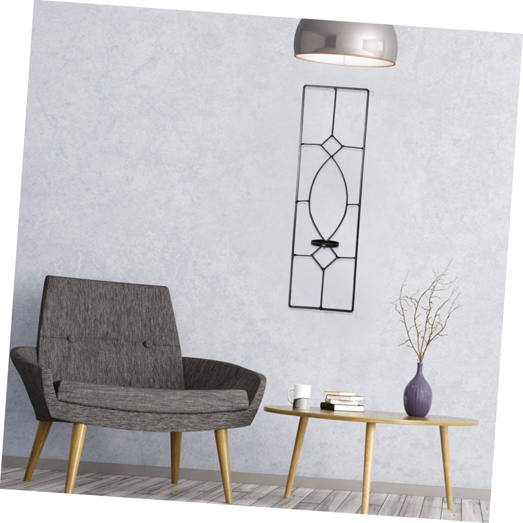 GARVALON 1pc Wall Mounted Candleholder Elegant Wall Hanging Candlestick Decor for Weddings Birthdays and Home Decoration Versatile and Design for Living Room Bedroom Office and Holiday
