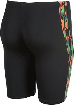 ARENA Boys Performance Print Swim Jammer Kids Athletic Training Trunks Frequent Swimming