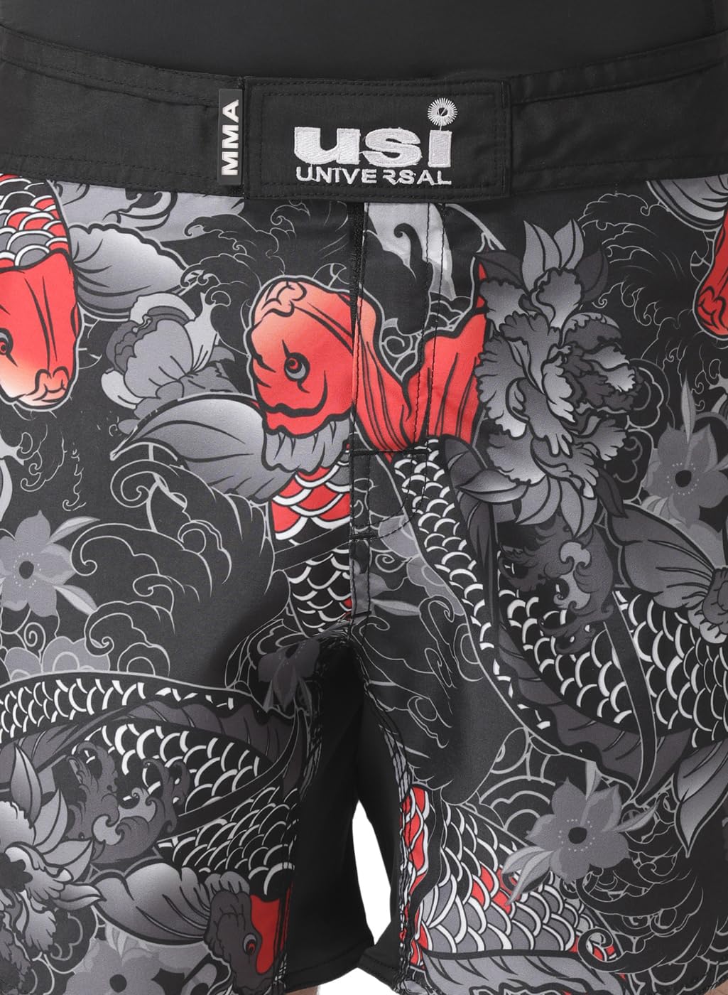 USI UNIVERSAL Shorts for Men, 411K Koi Fish MMA Shorts, MMA Shorts for Training & Kickboxing, Fighting Shorts for Martial ... - Review, Price and Buying Guide